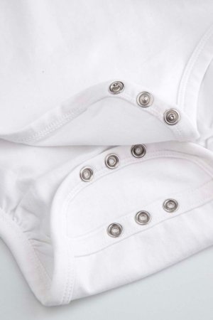 COCCODRILLO pikkade varrukatega bodi, valge, suurus 