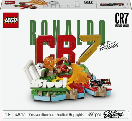 43012 LEGO® Editions Cristiano Ronaldo – jalgpalli parimad hetked 