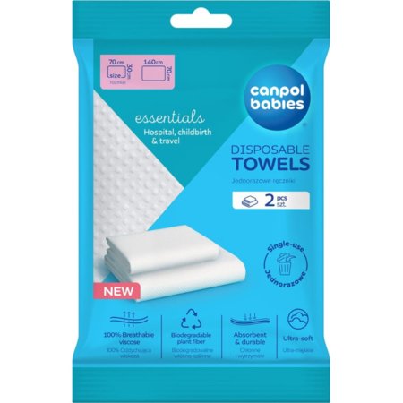 CANPOL BABIES Ühekordsed rätikud, 2 tk., 78/025 