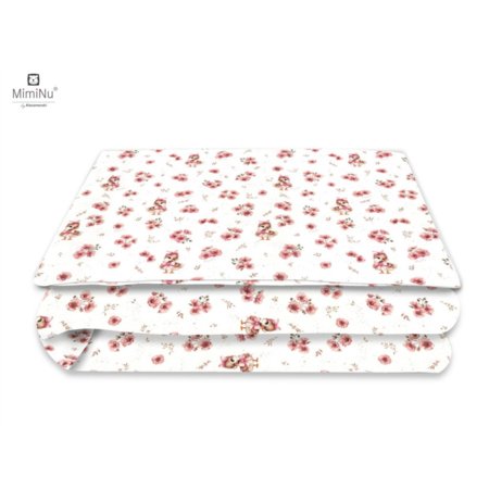 MIMINU 2-osaline voodipesukomplekt Ducklings powdery pink, 100x135, 60x40 cm 