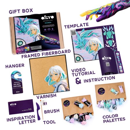 OKTO MANGA 3D kunstikomplekt Õhk 30x40 cm, 20040 