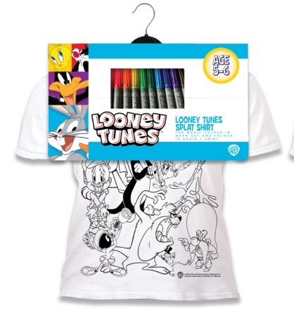 SPLAT PLANET Värvi ise oma T-särk Looney Tunes 5-6a, SP46154 