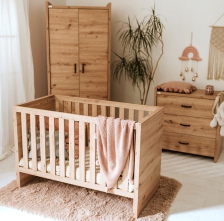 LITTLE SKY by KLUPŚ lastetuba AMELIA, 120x60 cm., Oak 