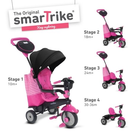 SmarTrike Swing DLX kolmerattaline jalgratas, roosa, 6500600 