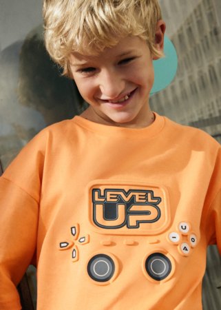 MAYORAL lühikeste varrukatega t-särk, apricot, 6.037-33, 128  cm 