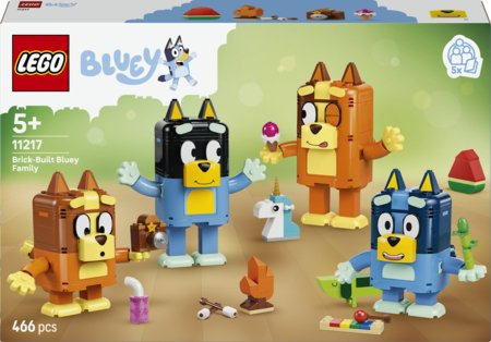11217 LEGO® Bluey Klotsidest kokkupandav Bluey perekond 