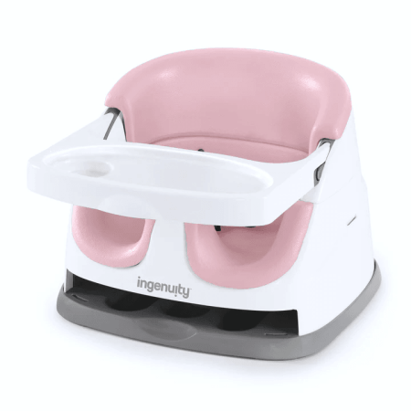 INGENUITY söögitool - booster Baby Base 2-in-1, rose, 16726 