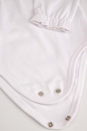 COCCODRILLO body CUTE GIRL NEWBORN, valge, ZC4112101CGN-001-086, 86 cm 