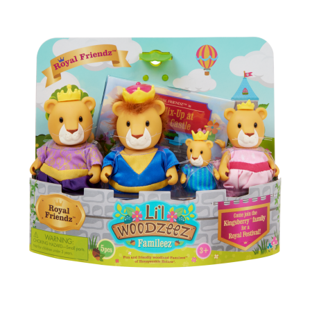 LI'L WOODZEEZ kuningliku lõvi perekond, WZ6804Z 
