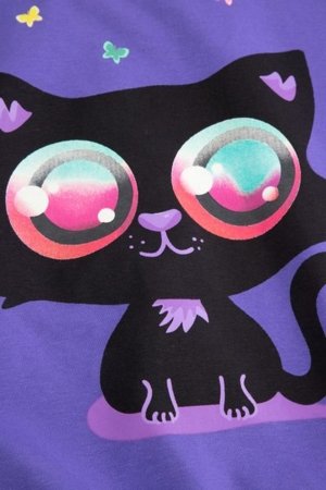 COCCODRILLO t-särk RAVE GIRL KIDS, violett, cm 