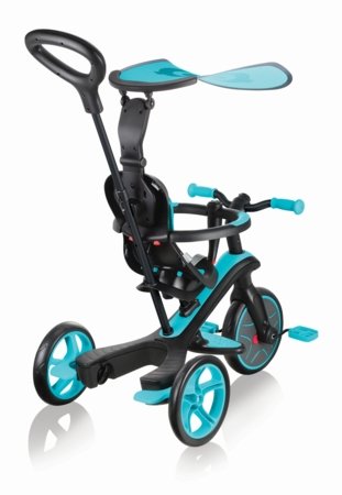 GLOBBER kolmerattaline jalgratas Explorer Trike Foldable 4 In 1, sinine, 732-105 