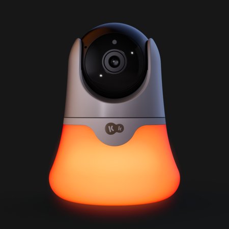KINDERKRAFT video beebimonitor öövalgusega NITEEYE GLOW, White, KENIGL00WHT0000 
