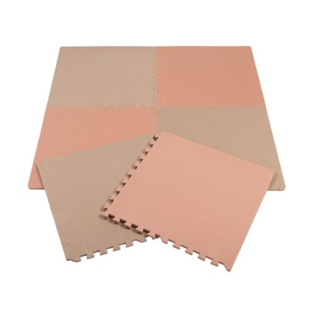BABYTROLD pehme vaip-pusle PUZZLE PLAY MAT, Sand/Rose, 20-32SR 