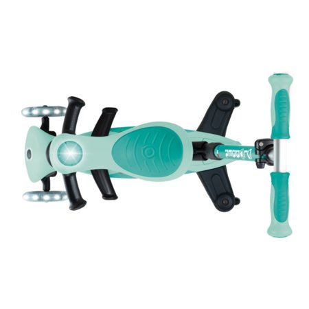 GLOBBER tõukeratas Go Up Deluxe Lights 360°, piparmündi-pistaatsia, 699-306 