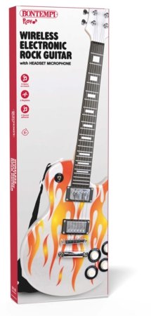 BONTEMPI Wireless electronic Guitar with headset, 241420 
