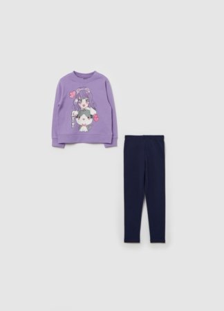 OVS pusa + retuusid, lilla, 140 cm, 002114666 