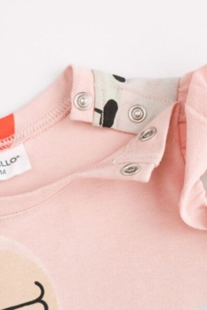 COCCODRILLO body CUTE GIRL NEWBORN, powder pink, ZC4112102CGN-033-086, 86 cm 