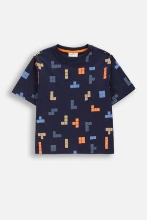 COCCODRILLO lühikeste varrukatega t-särk, tumesinised, WC6143206MBK-015-110, 110 cm 