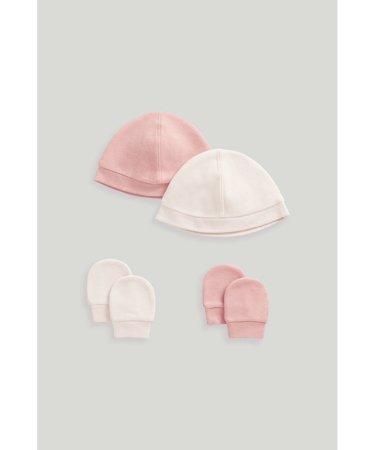 MOTHERCARE beebimüts + kindad, 2 tk., CB319 594401