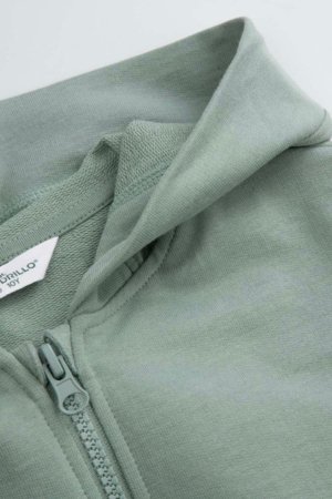 COCCODRILLO kapuutsiga tõmblukuga pusa, roheline, WC6132401NBJ-011-164, 164 cm 