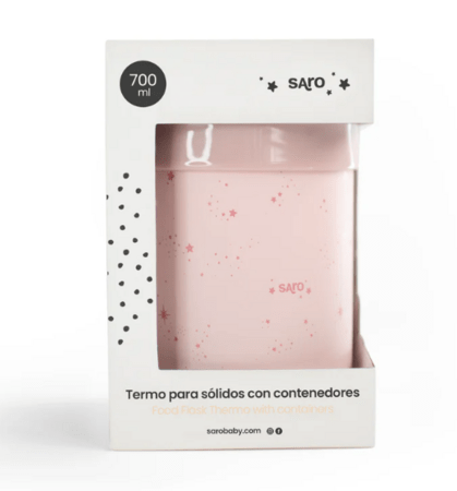 SARO toidutermos konteineritega, Dusty pink, 700 ml, 52398 