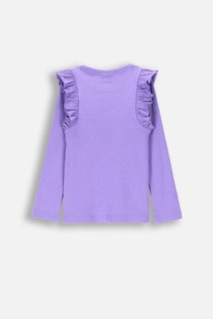 COCCODRILLO long sleeve t-shirt ACADEMY GIRL KIDS, lillad, ZC4143101AGK-016-092, 92 cm 