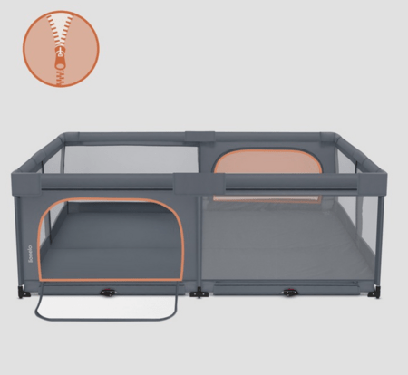 LIONELO mänguaedik-maneež FLORENCE XL EASY FOLD, Grey stone, LO-FLORENCE XL EASY FOLD 