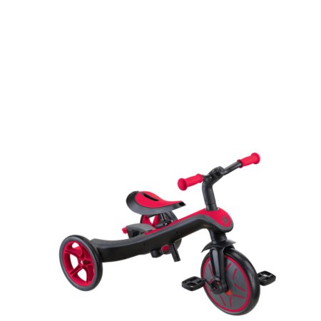 GLOBBER kolmerattaline jalgratas Trike Explorer 4in1, punane, 632-102 632-102