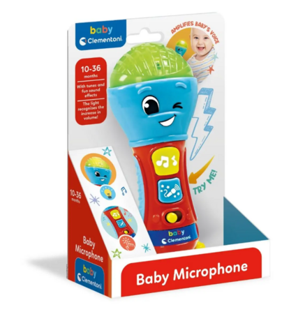 CLEMENTONI Baby mikrofon, 17181 