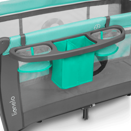 LIONELO reisivoodi-maneež SVEN PLUS, Turquoise/Grey, LO-SVEN PLUS 