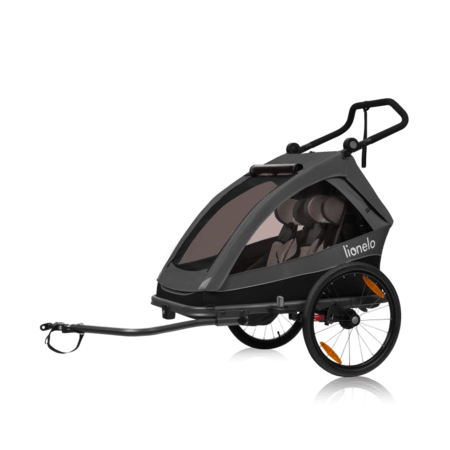 LIONELO jalgrattahaagis CAMA, Grey graphite, LO-CAMA 
