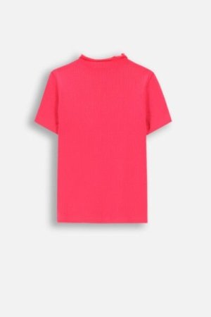 COCCODRILLO short sleeved t-shirt ACADEMY GIRL JUNIOR, roosad, ZC4143201AGJ-007-164, 164 cm 