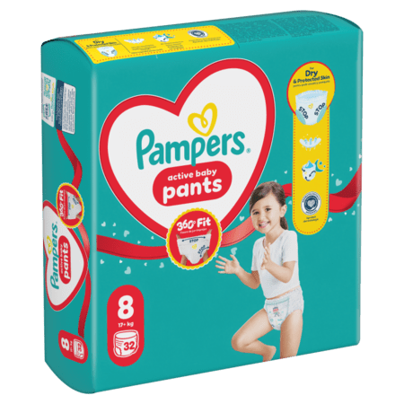 PAMPERS püksmähkmed Jumbo, suurus 8, 17+ kg, 32 tk, 81772937 81772937