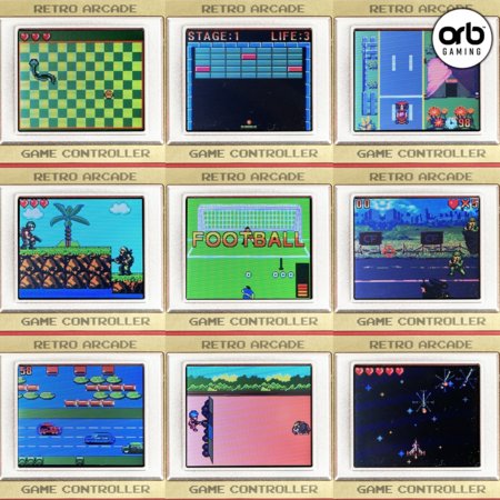Orb Retro kaasaskantav mängukonsool, 150 mängu, OR-RETARCCTL 
