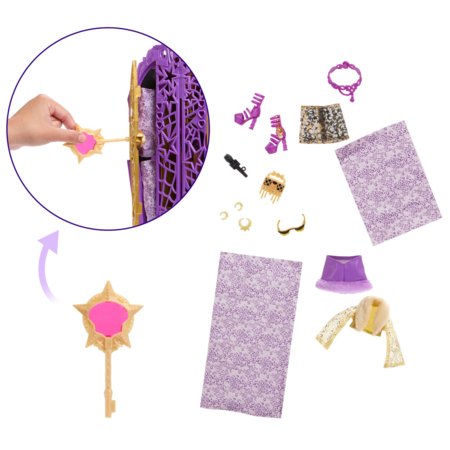 MONSTER HIGH Koljetud saladused – Hauntlywood sari: Clawdeen Wolf, JBG80