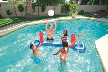 BESTWAY võrkpalli komplekt, 2.44m x 64cm, 52133 52133