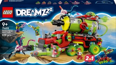 71499 LEGO® DREAMZzz™ Mateo pihustivärvi veoauto 