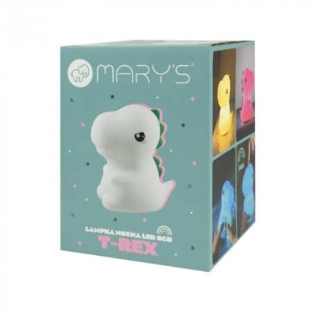 MARY'S RGB LED öölamp T-REX, 13 cm., MW20781 