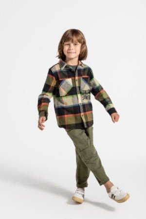 COCCODRILLO shirt GRUNGE SWAMP BOY KIDS, multicoloured, ZC4136101GBK-022-122, 122 cm 