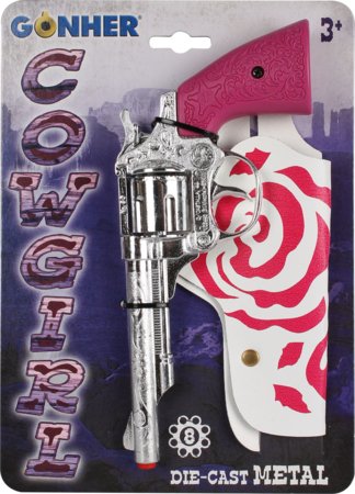 GONHER komplekt kauboipüstol COWGIRL, 180/2F 