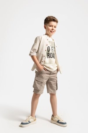 COCCODRILLO püksid WILD SAFARI BOY JUNIOR, kreemjas, WC5119501WBJ-002-164, 164 cm 