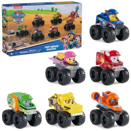 PAW PATROL sõidukikomplekt Pup Squad Racer Rescue Wheels Giftpack, 6071032 