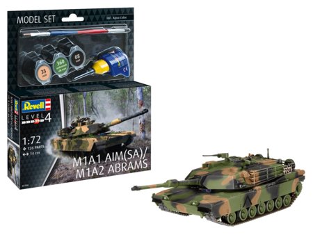 REVELL mudel M1A1 AIM(SA)/ M1A2 Abrams, 63346 