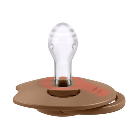 LOVI silikoonist dünaamiline lutt Prime, Granola/Orange,  6-18m,  2 tk.,  34/410 