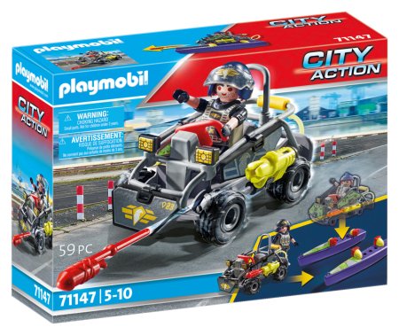 PLAYMOBIL CITY ACTION Tactical Unit Multi-Terrain Quad, 71147 71147