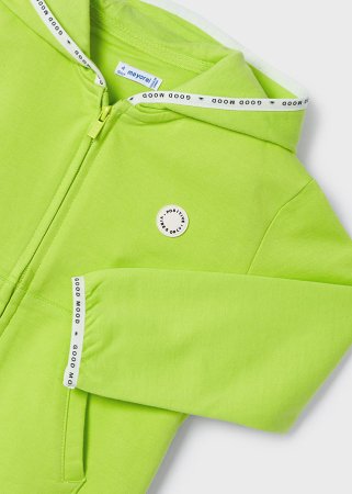 MAYORAL kapuutsiga tõmblukuga pusa 5F, kiwi, 3490-69 