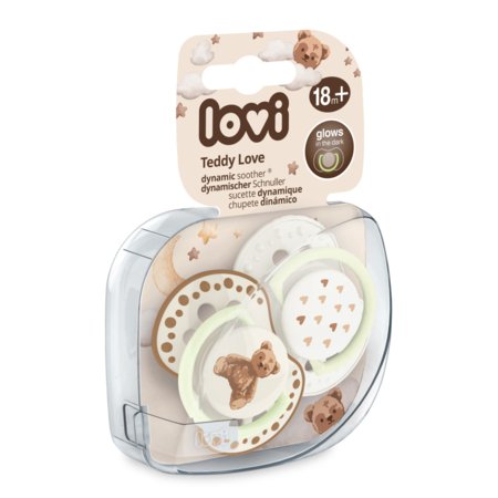 LOVI silikoonist lutt Teddy Love, 18m+, 2 tk., 22/937 