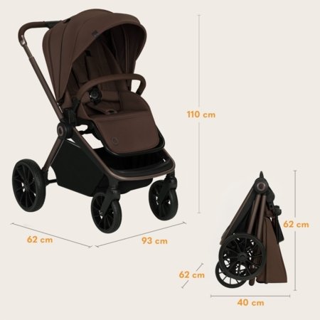 LIONELO käru MIKA PLUS, Mocha Mousse 