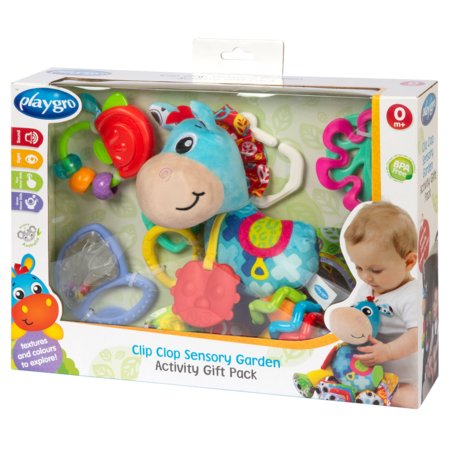 PLAYGRO aktiivsusmänguasjade komplekt Clip Clop Sensory Garden Activity, 0188178 