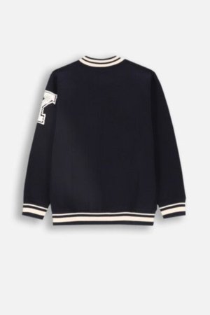 COCCODRILLO sweatshirt EVERYDAY BOY A, tumesinine, ZC4132201VBA-015-164, 164 cm 